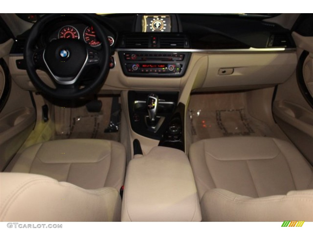 2014 3 Series 328i Sedan - Mineral White Metallic / Venetian Beige photo #10