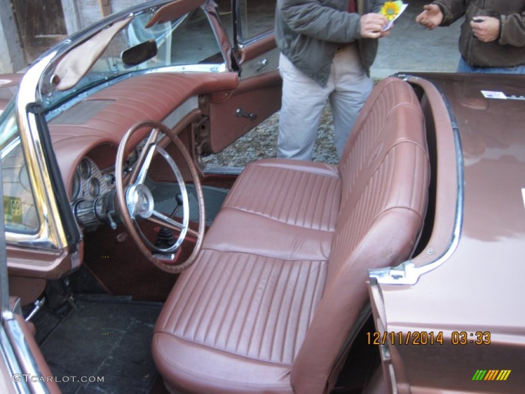 Bronze Interior 1957 Ford Thunderbird Convertible Photo #100327766