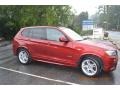 2012 Vermilion Red Metallic BMW X3 xDrive 35i  photo #3