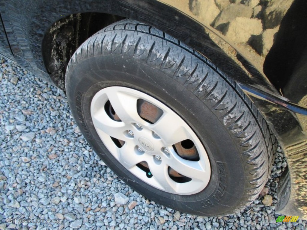 2006 Sedona LX - Midnight Black / Gray photo #15