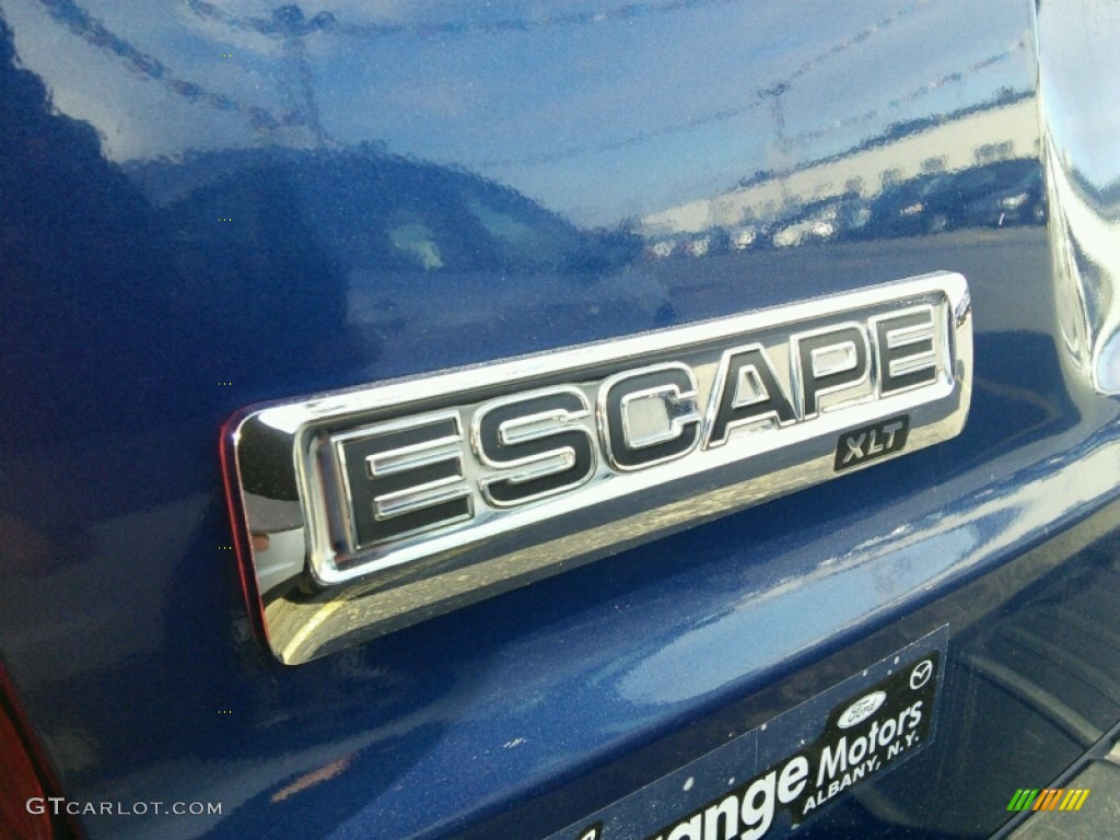 2008 Escape XLT V6 - Vista Blue Metallic / Camel photo #7