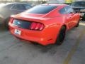 2015 Competition Orange Ford Mustang EcoBoost Premium Coupe  photo #8