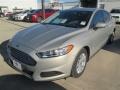 2015 Tectonic Silver Metallic Ford Fusion S  photo #4