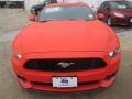 2015 Competition Orange Ford Mustang EcoBoost Coupe  photo #4