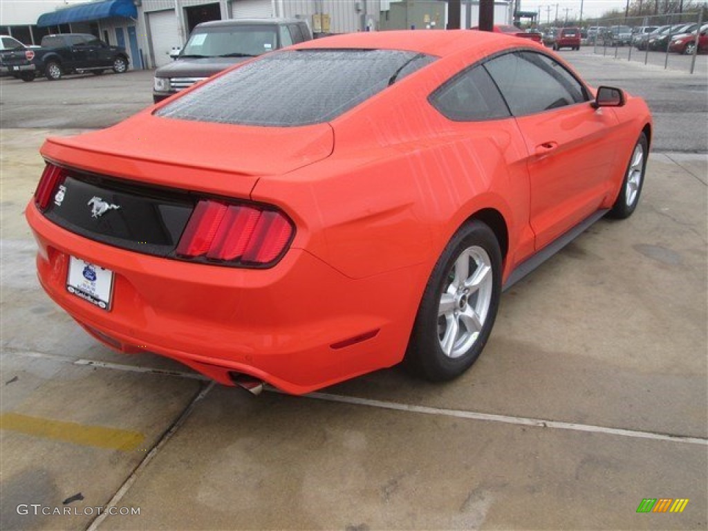 2015 Mustang EcoBoost Coupe - Competition Orange / Ebony photo #8