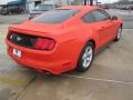 2015 Competition Orange Ford Mustang EcoBoost Coupe  photo #8