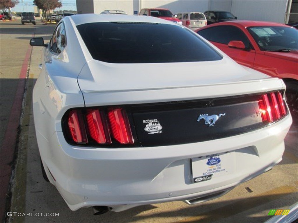 2015 Mustang EcoBoost Coupe - Oxford White / Ebony photo #7