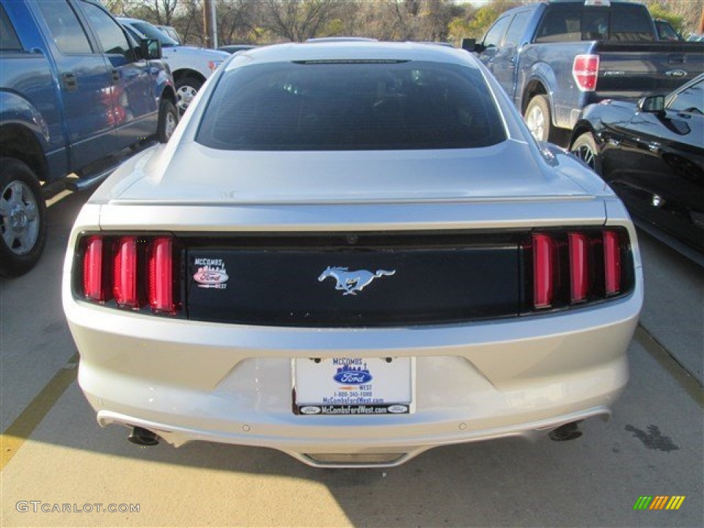 2015 Mustang EcoBoost Coupe - Ingot Silver Metallic / Ebony photo #7