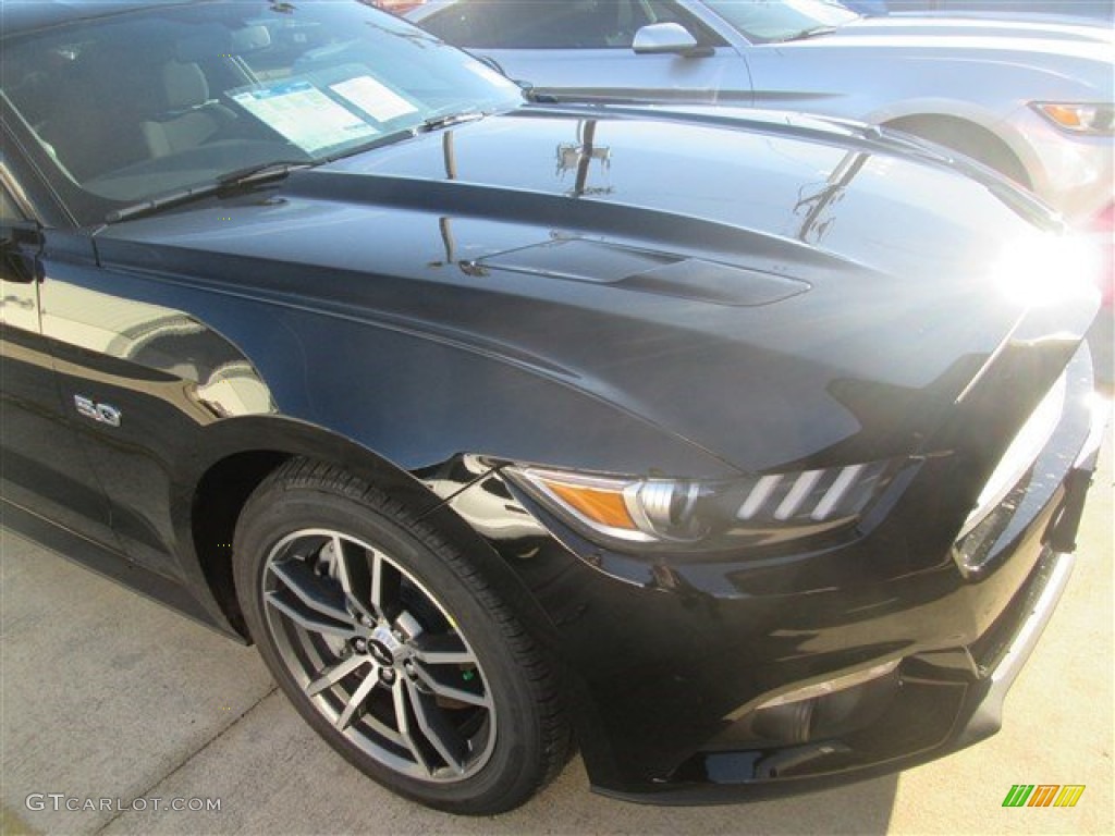 2015 Mustang GT Coupe - Black / Ebony photo #2