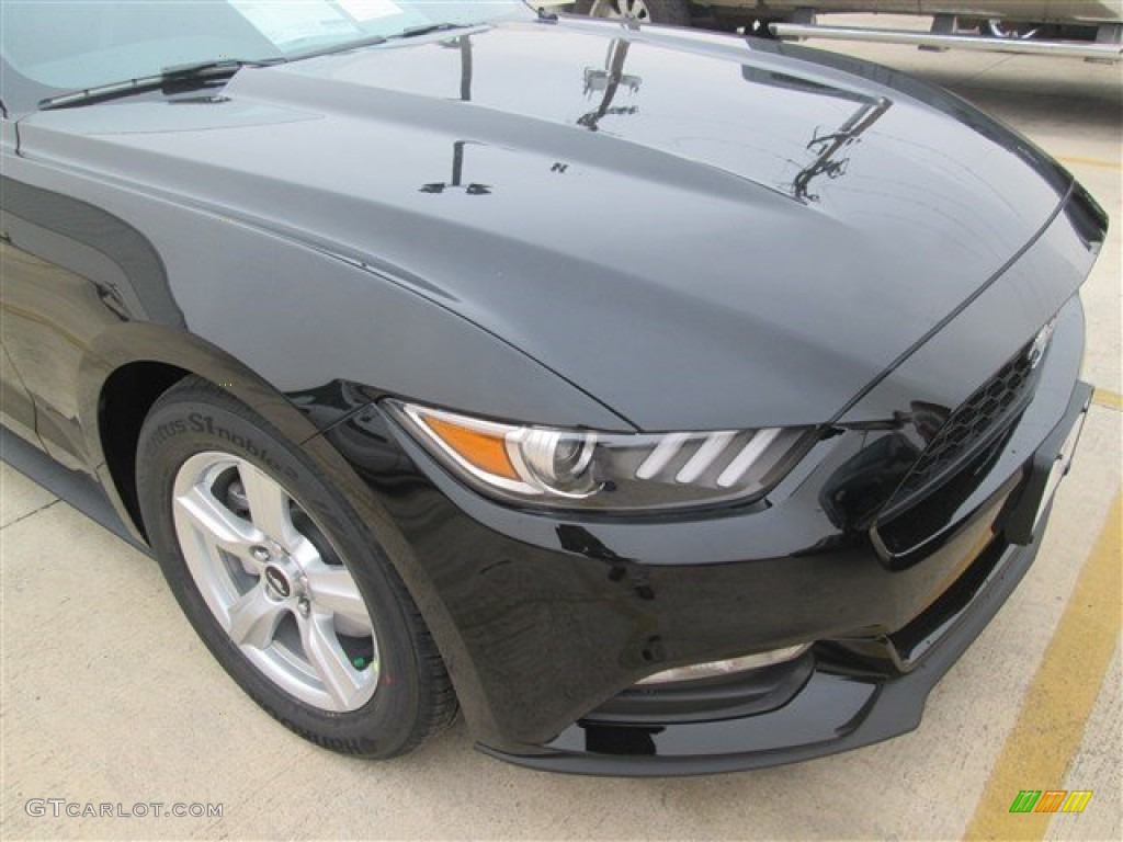 2015 Mustang V6 Coupe - Black / Ebony photo #2