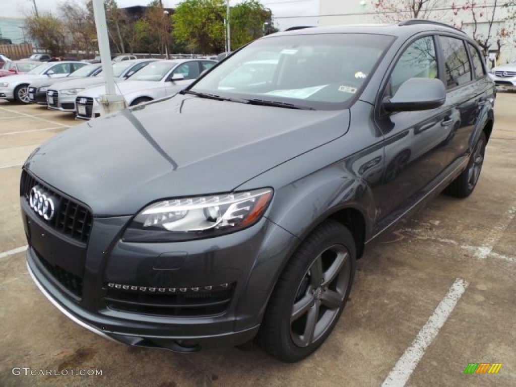 Daytona Gray Metallic 2015 Audi Q7 3.0 TDI Premium Plus quattro Exterior Photo #100333628