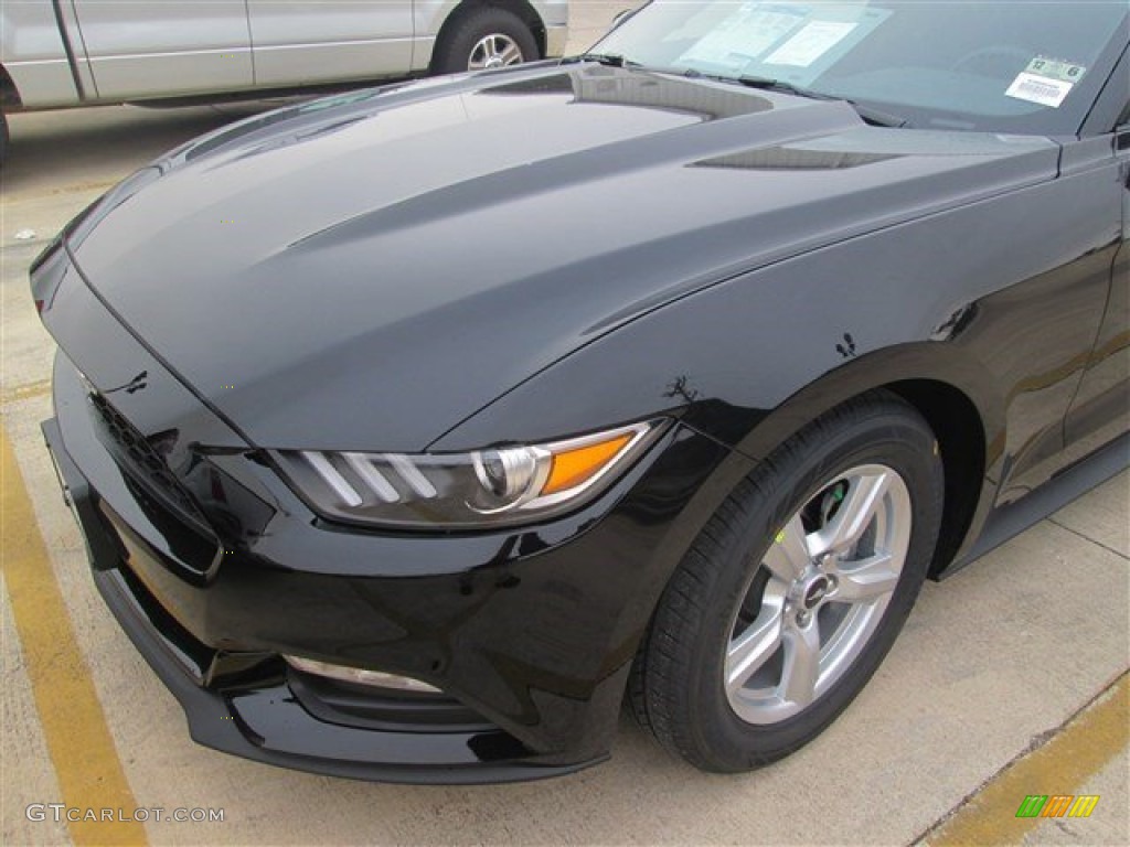 2015 Mustang V6 Coupe - Black / Ebony photo #5