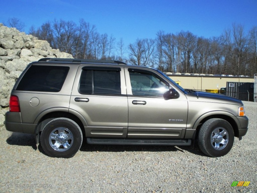 2002 Explorer Limited 4x4 - Mineral Grey Metallic / Midnight Grey photo #25