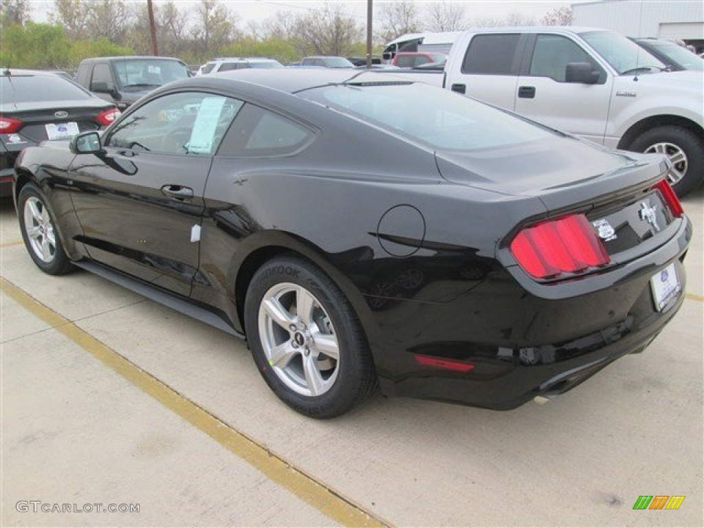 2015 Mustang V6 Coupe - Black / Ebony photo #6