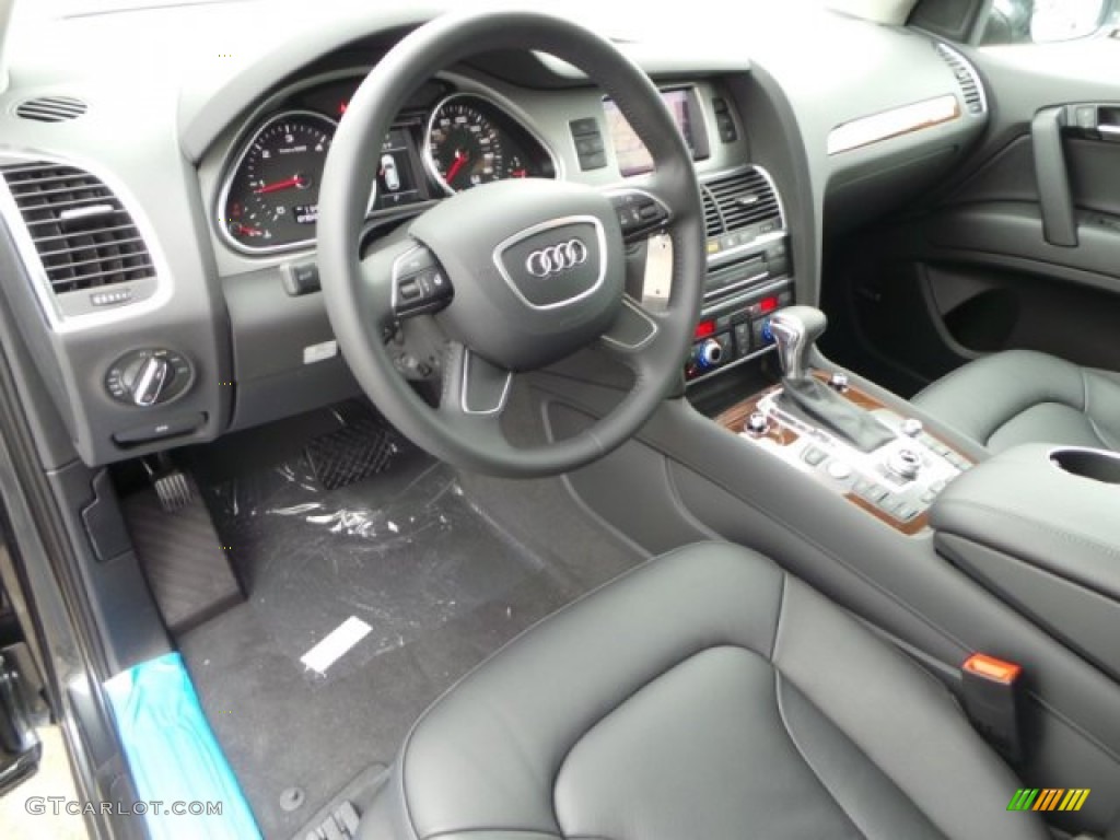 Black Interior 2015 Audi Q7 3.0 TDI Premium Plus quattro Photo #100333811