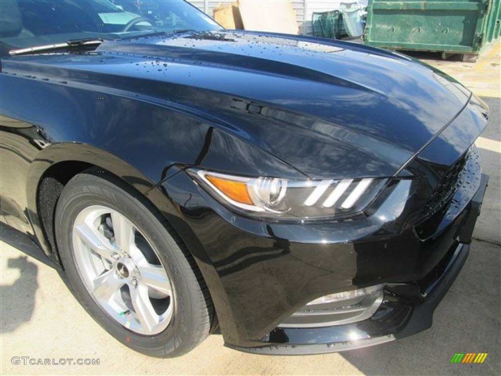 2015 Mustang V6 Coupe - Black / Ebony photo #11