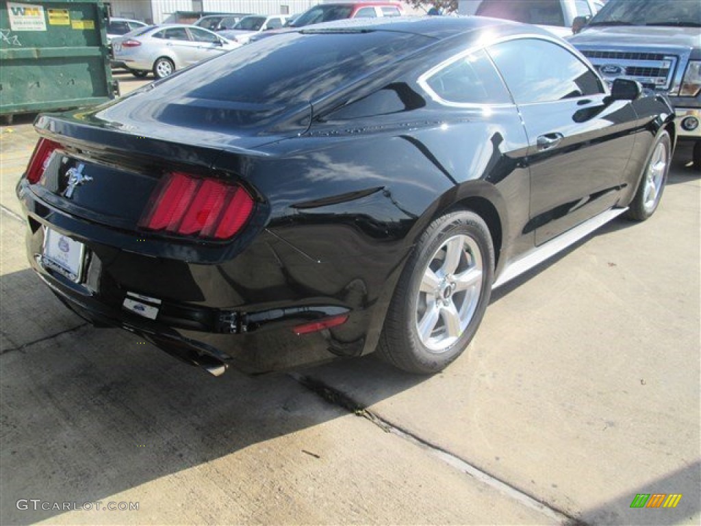 2015 Mustang V6 Coupe - Black / Ebony photo #13