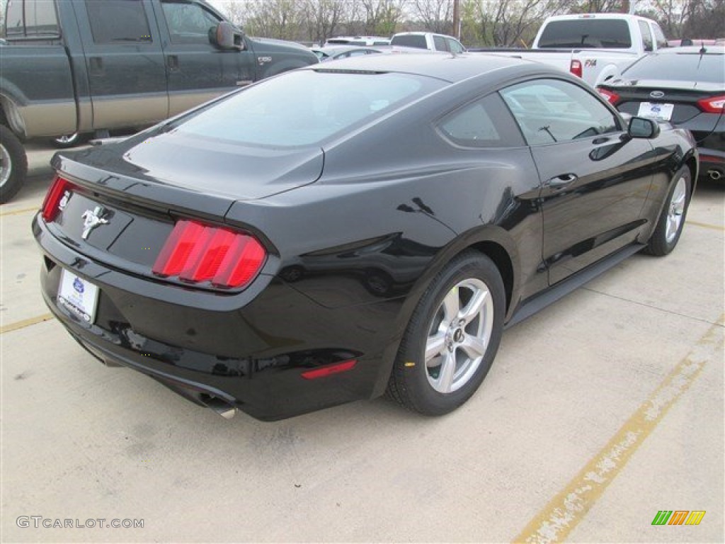 2015 Mustang V6 Coupe - Black / Ebony photo #16