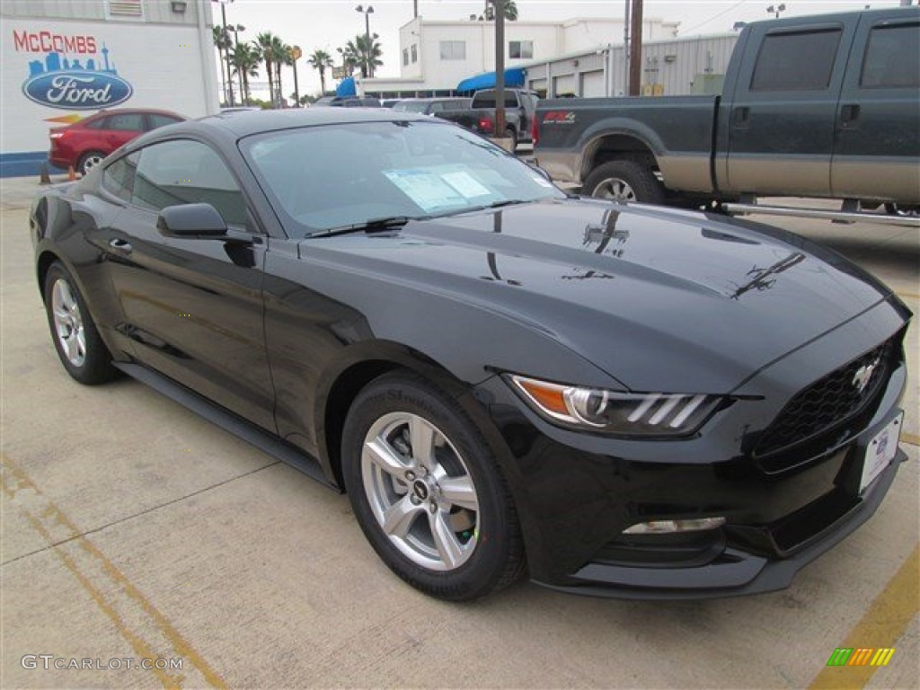 2015 Mustang V6 Coupe - Black / Ebony photo #17