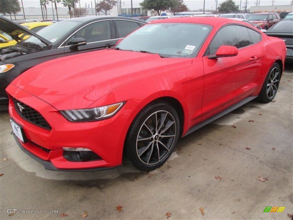 2015 Mustang EcoBoost Coupe - Race Red / Ebony photo #4