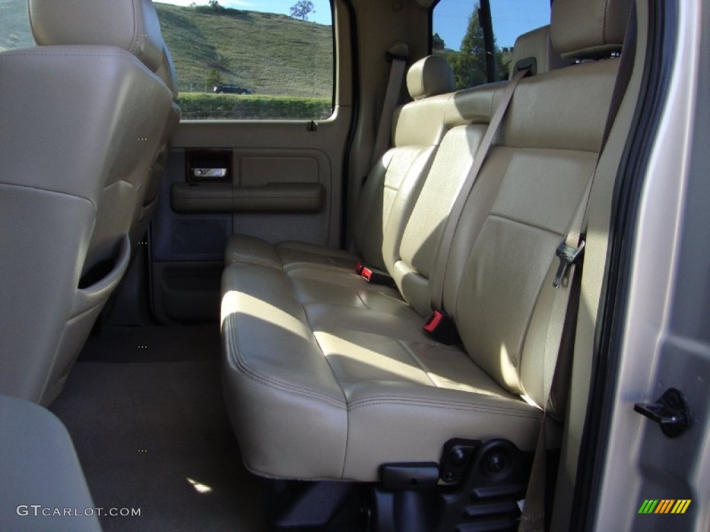 2006 F150 Lariat SuperCrew 4x4 - Smokestone Metallic / Tan photo #22