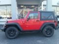 Firecracker Red - Wrangler Willys Wheeler 4x4 Photo No. 3