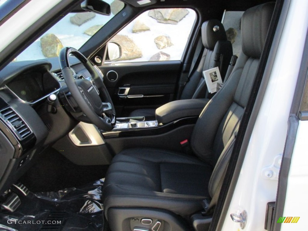 Ebony/Ebony Interior 2015 Land Rover Range Rover Supercharged Photo #100339625