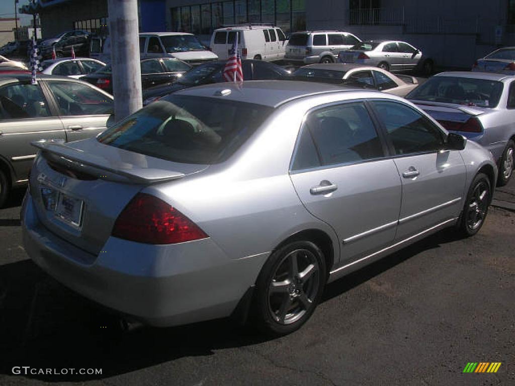 2006 Accord EX-L Sedan - Alabaster Silver Metallic / Black photo #2