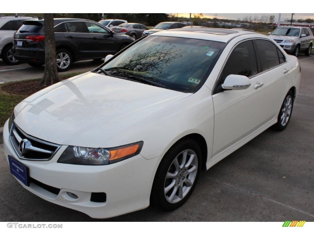 2006 TSX Sedan - Premium White Pearl / Parchment photo #3