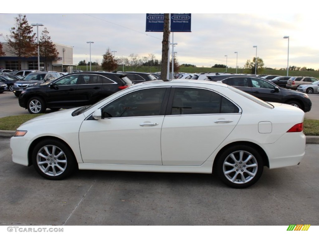2006 TSX Sedan - Premium White Pearl / Parchment photo #4