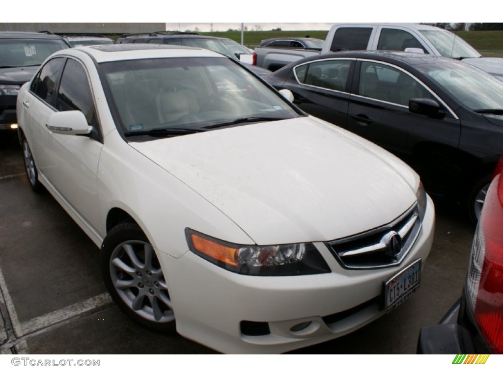 2006 TSX Sedan - Premium White Pearl / Parchment photo #9
