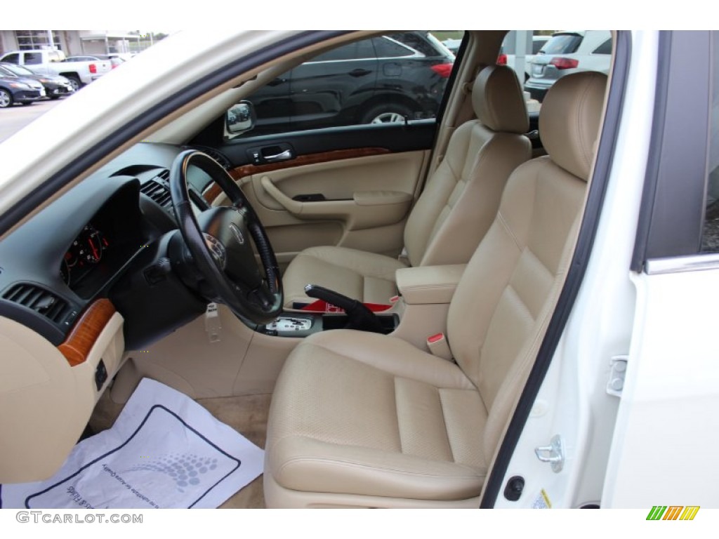 2006 TSX Sedan - Premium White Pearl / Parchment photo #12