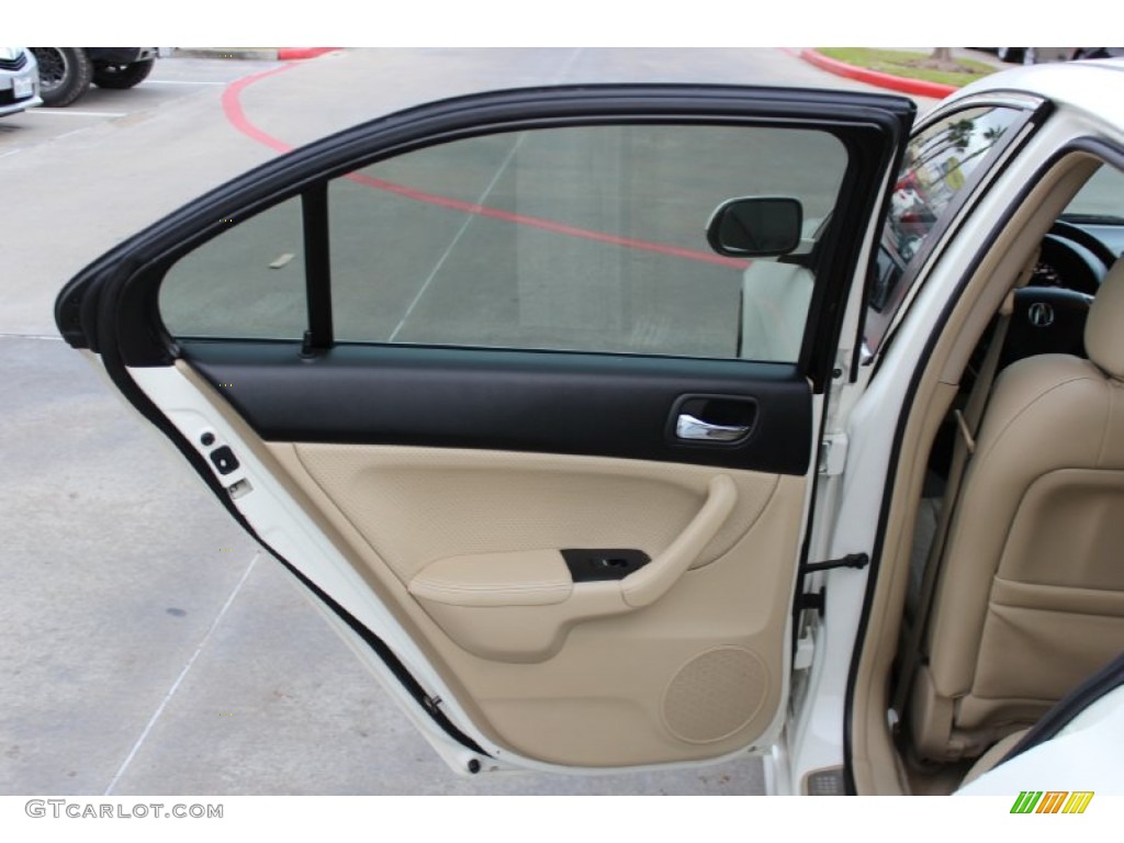 2006 TSX Sedan - Premium White Pearl / Parchment photo #13