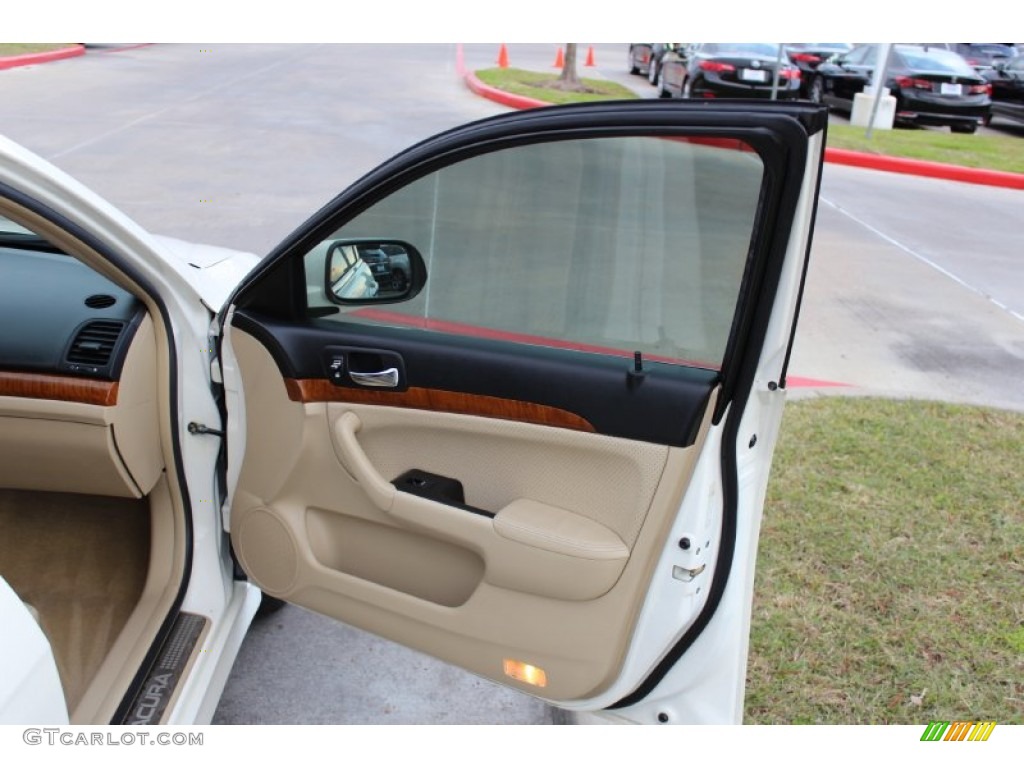 2006 TSX Sedan - Premium White Pearl / Parchment photo #17