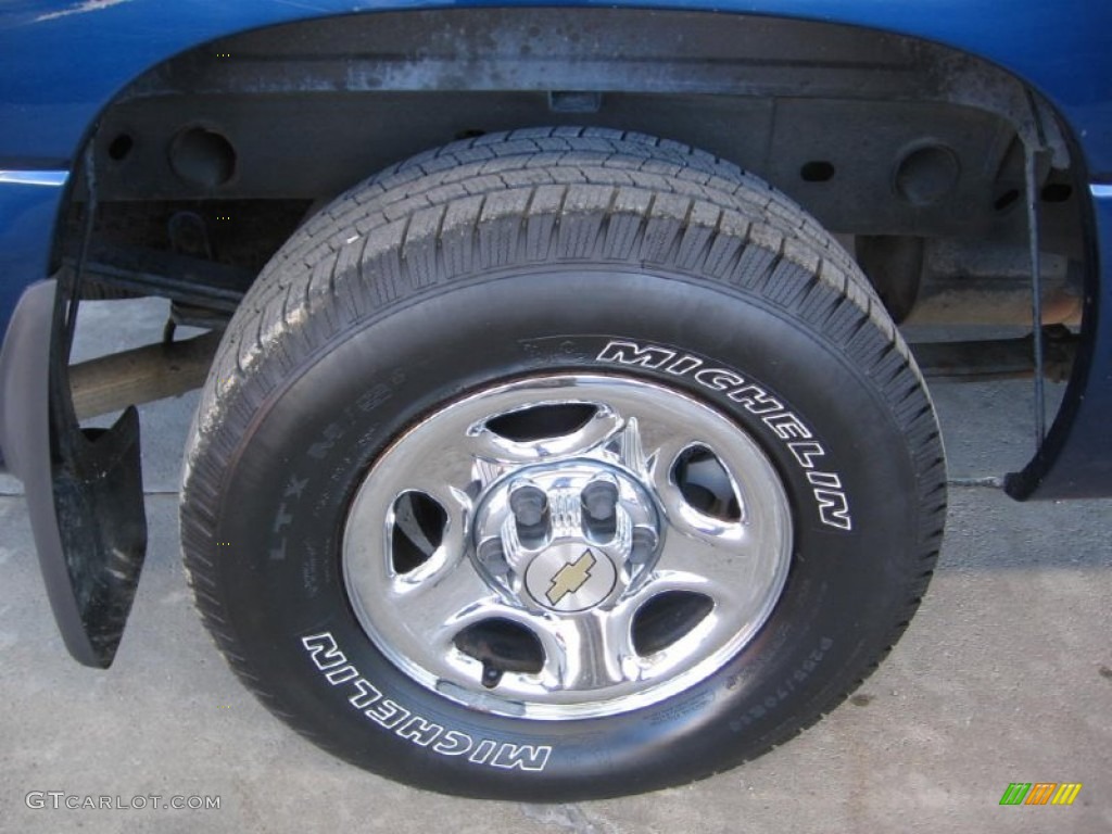 2002 Silverado 1500 LS Extended Cab - Indigo Blue Metallic / Graphite Gray photo #17