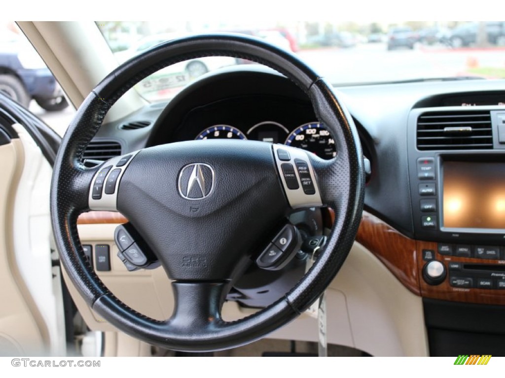 2006 TSX Sedan - Premium White Pearl / Parchment photo #20