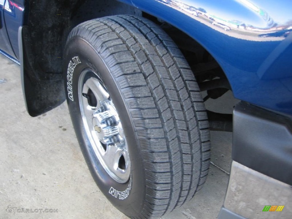 2002 Silverado 1500 LS Extended Cab - Indigo Blue Metallic / Graphite Gray photo #18