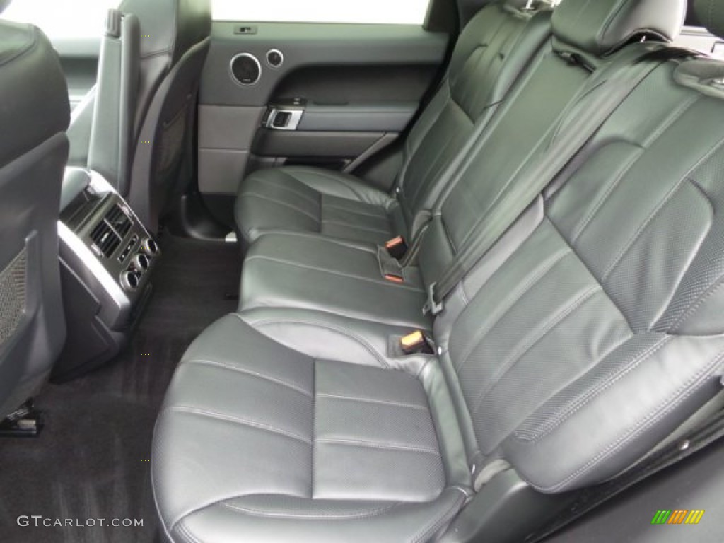 2014 Range Rover Sport Supercharged - Santorini Black Metallic / Ebony/Lunar/Ebony photo #4
