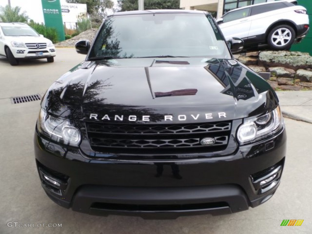 2014 Range Rover Sport Supercharged - Santorini Black Metallic / Ebony/Lunar/Ebony photo #6