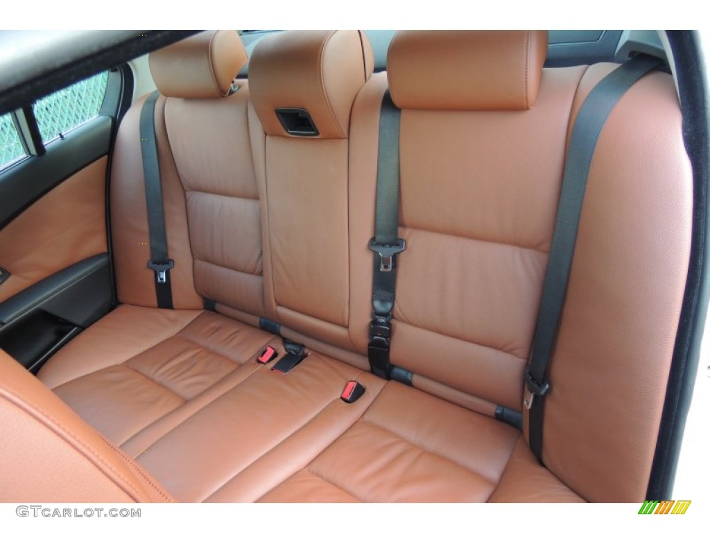 2005 BMW 5 Series 530i Sedan Rear Seat Photo #100344974