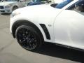 2015 Moonlight White Infiniti QX70 AWD  photo #11