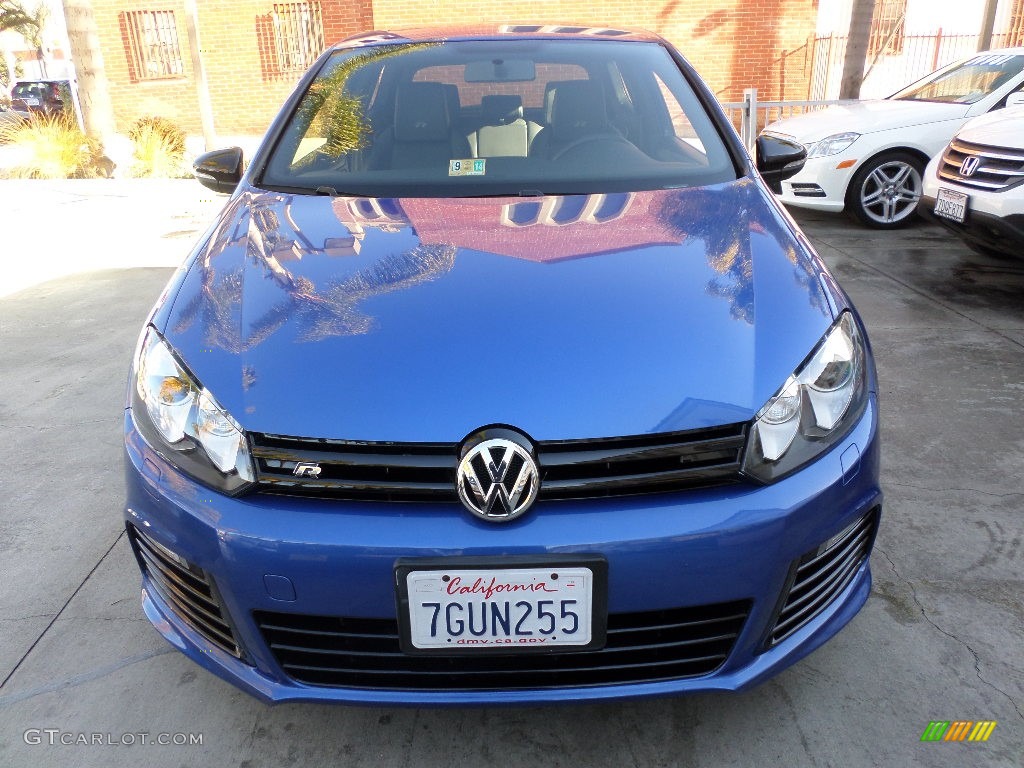 2013 Golf R 2 Door 4Motion - Rising Blue Metallic / Titan Black photo #6