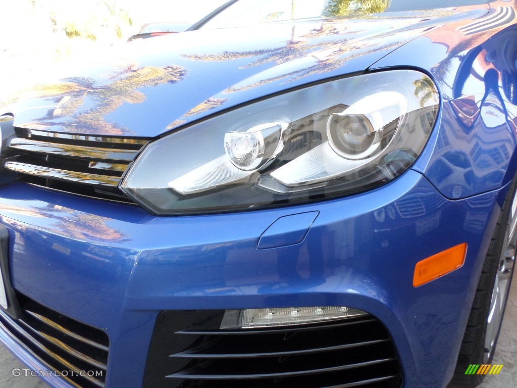2013 Golf R 2 Door 4Motion - Rising Blue Metallic / Titan Black photo #20