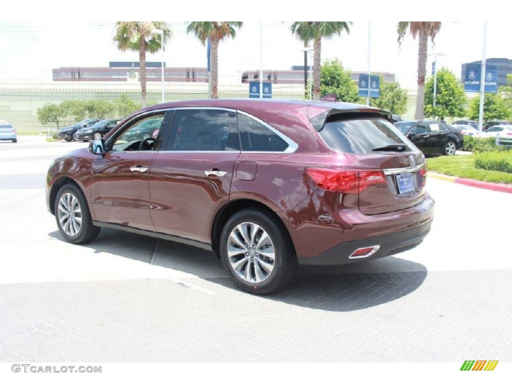 2015 MDX Technology - Dark Cherry Pearl / Parchment photo #5