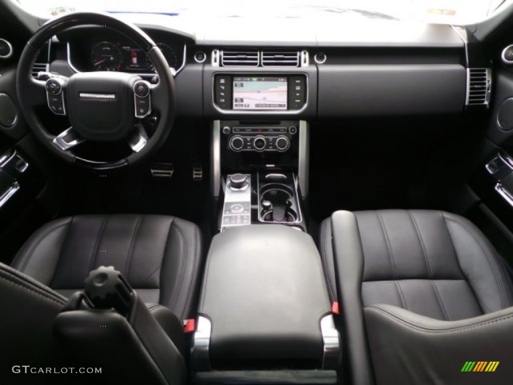 2014 Range Rover Supercharged - Barolo Black Metallic / Ebony/Ebony photo #3