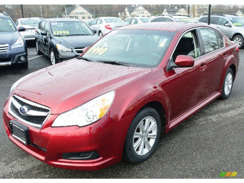Venetian Red Pearl 2012 Subaru Legacy 2.5i Premium Exterior Photo #100352675