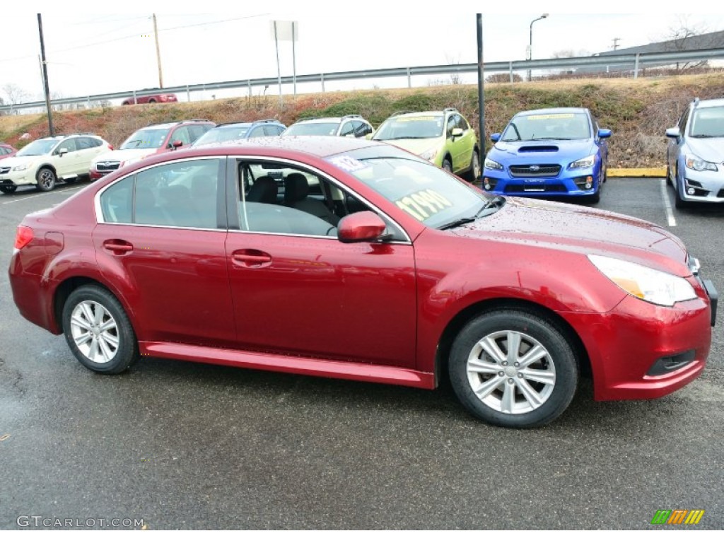 Venetian Red Pearl 2012 Subaru Legacy 2.5i Premium Exterior Photo #100352693