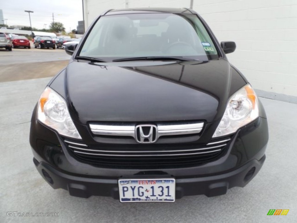 2009 CR-V EX-L - Crystal Black Pearl / Black photo #2