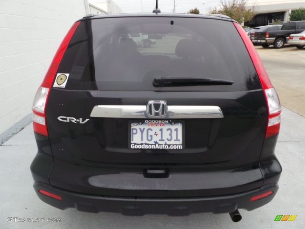 2009 CR-V EX-L - Crystal Black Pearl / Black photo #3