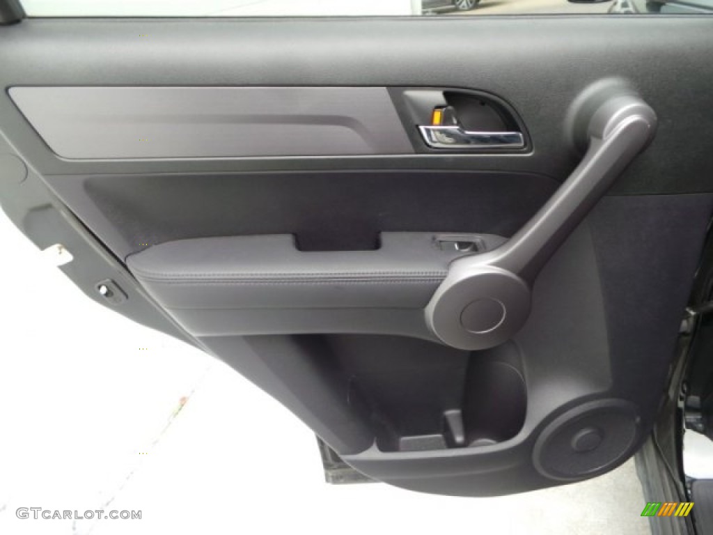 2009 CR-V EX-L - Crystal Black Pearl / Black photo #17